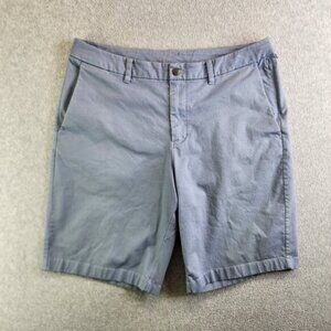 Shorts Mens 36 Blue Commission 11" Knit Chinos Boating Beachy Bermuda